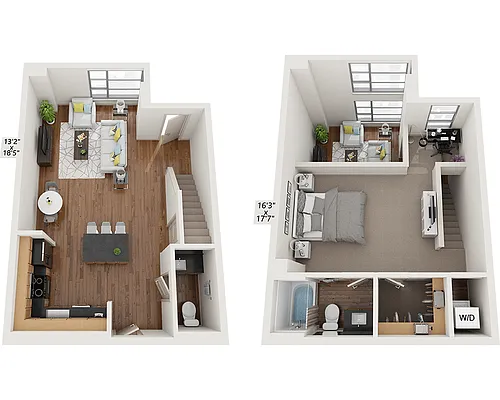 Floor plan Duboce A1.5DL