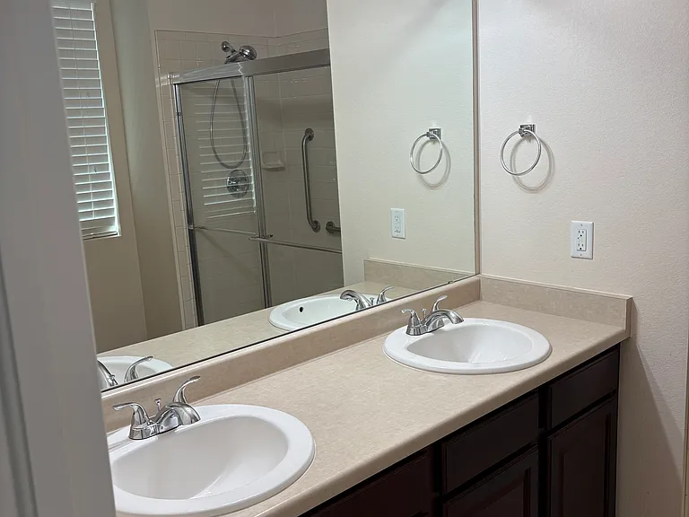 Master bathroom lighting