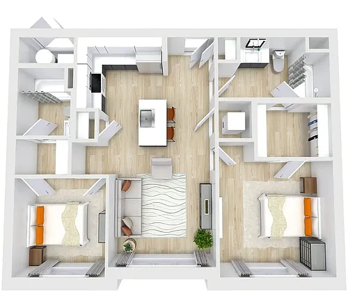Floor plan The Warhol