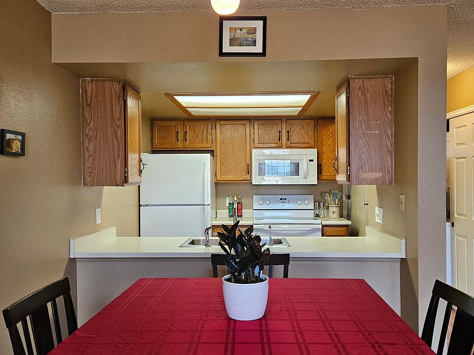 Dining room opens to the kitchen for easy entertaining.