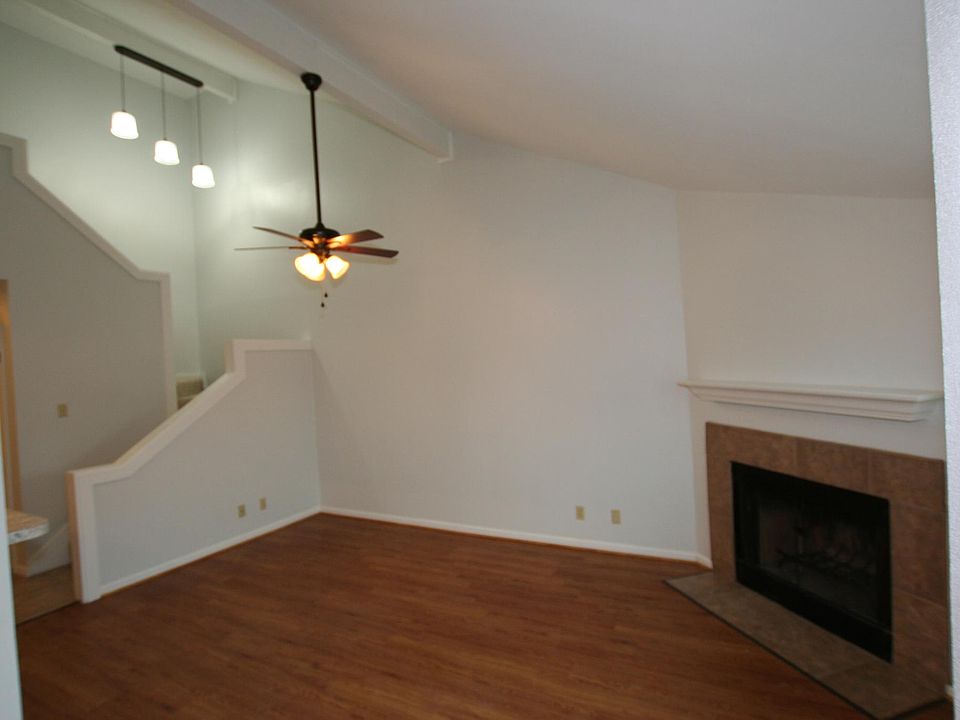 Wood burning fireplace