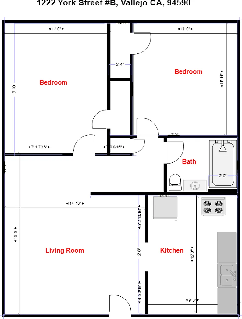 Lovely 2 Bedroom, 1 Bathroom Unit in Vallejo! — Photo 2