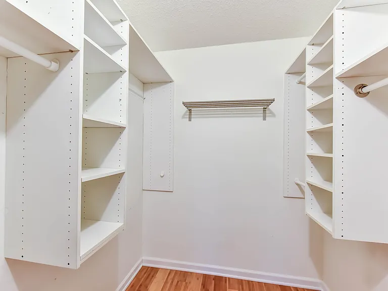 Walk-in closet.