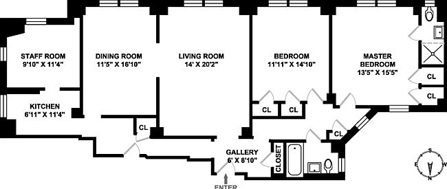 1st image of 334 W 86th St APT 3C