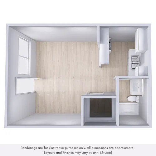 Floor plan Studio
