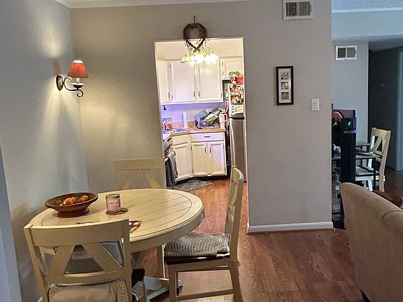 View from just inside front door looking towards the kitchen