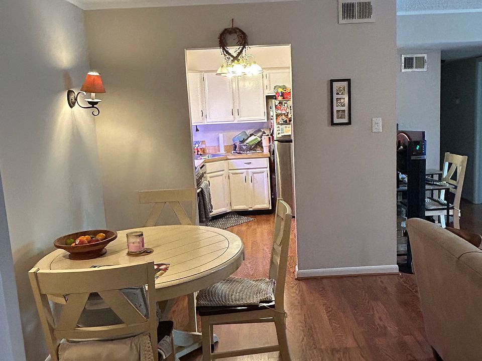 View from just inside front door looking towards the kitchen