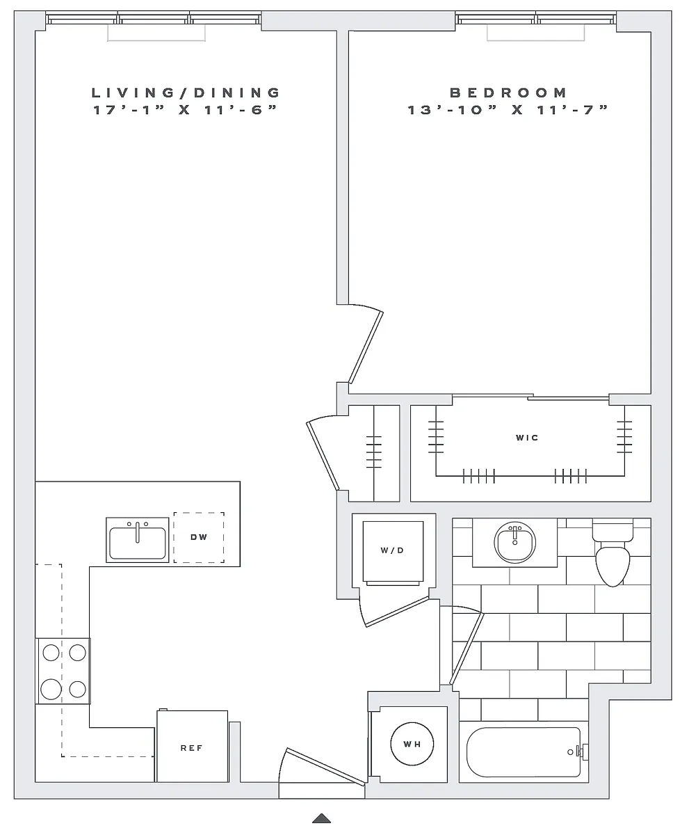 Floor plan 1N