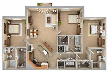 Floor plan C-1 (PHASE 1)