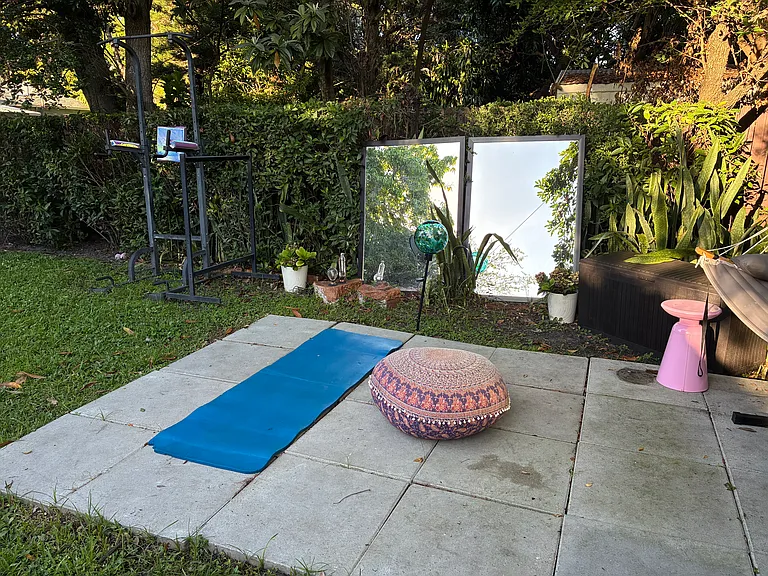 Dedicated workout area