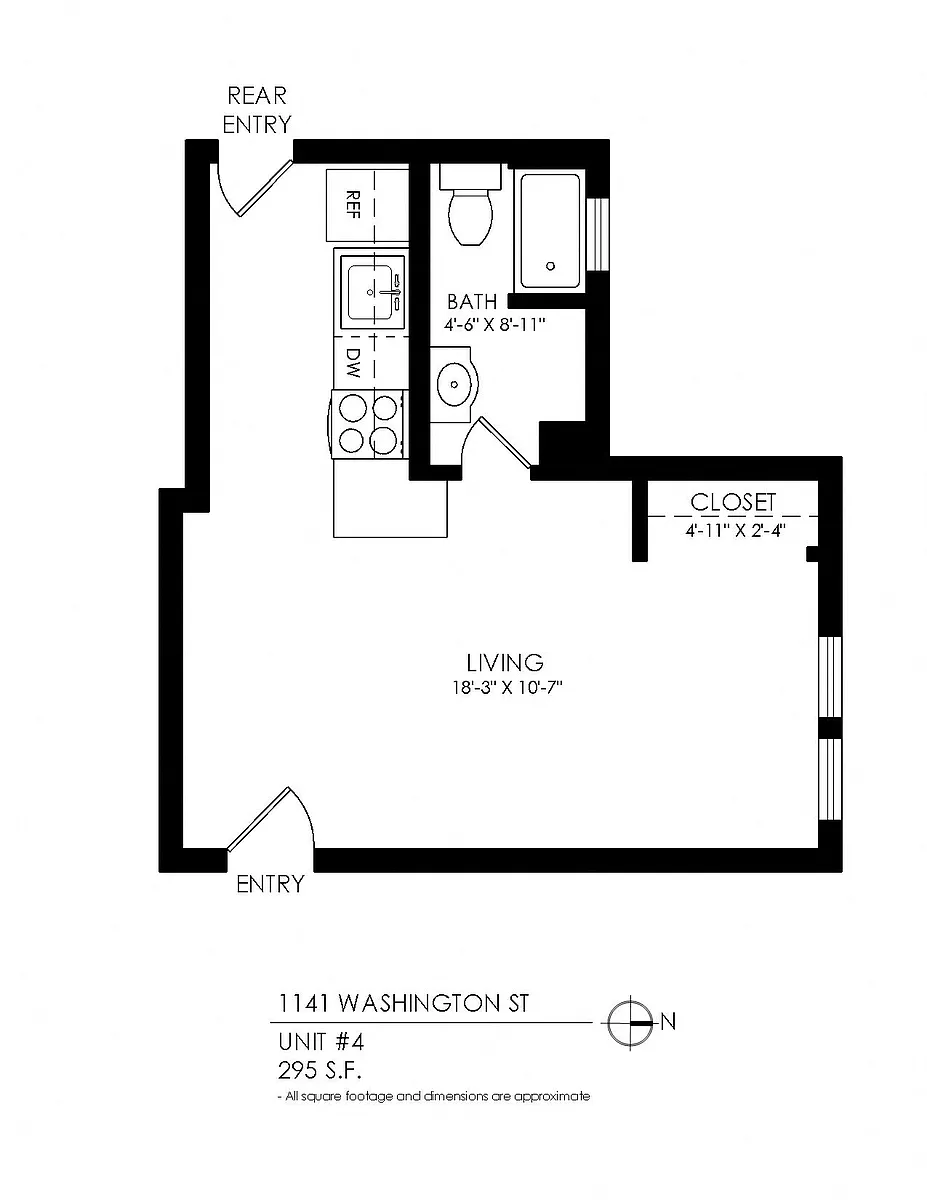 Floor plan Studio