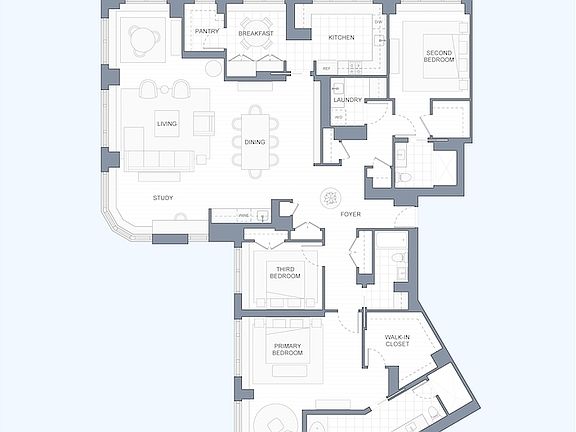 3rd image of 30 W 63rd St APT 26MNO