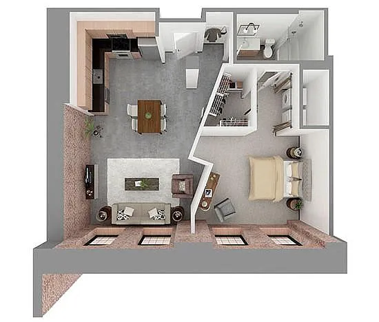 Floor plan W1-F