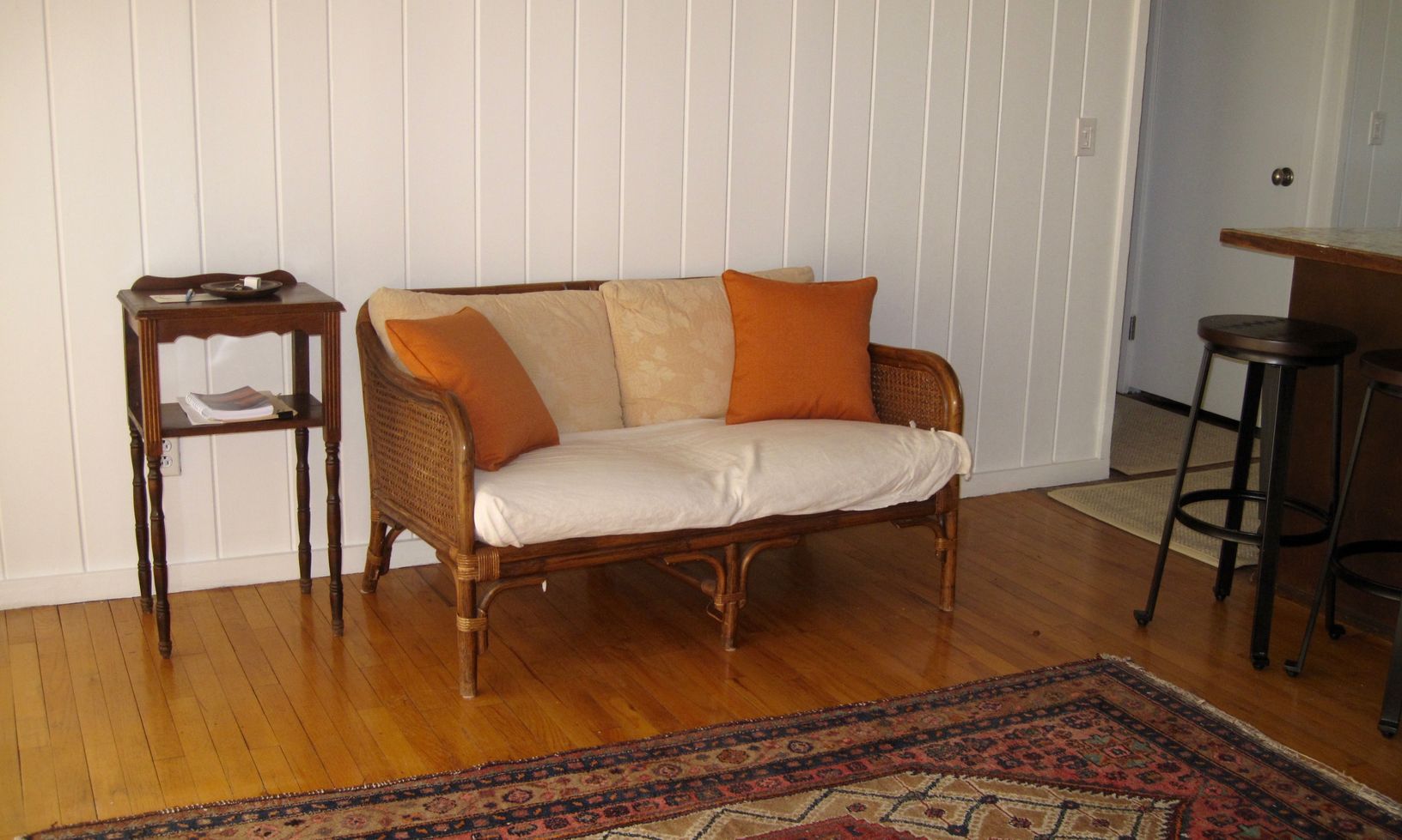  seating area by kitchen