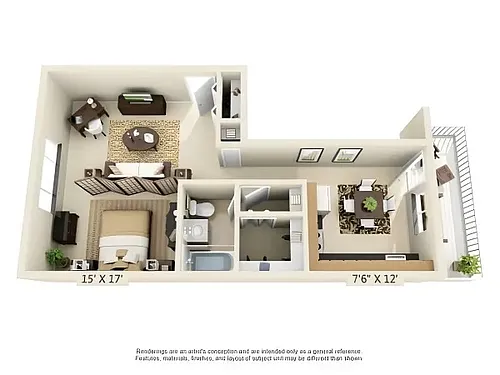 Floor plan Studio