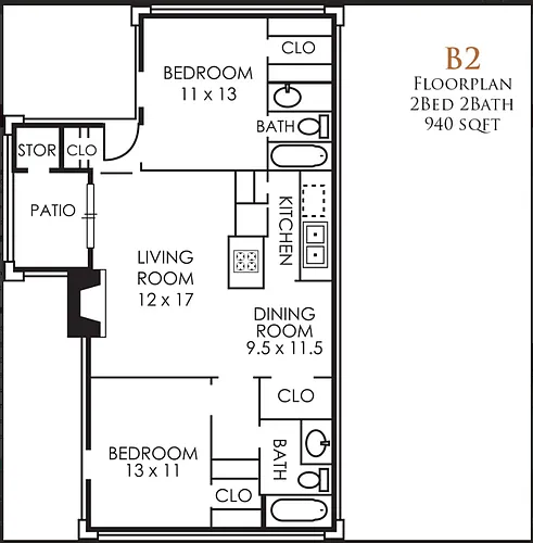 Floor plan B2