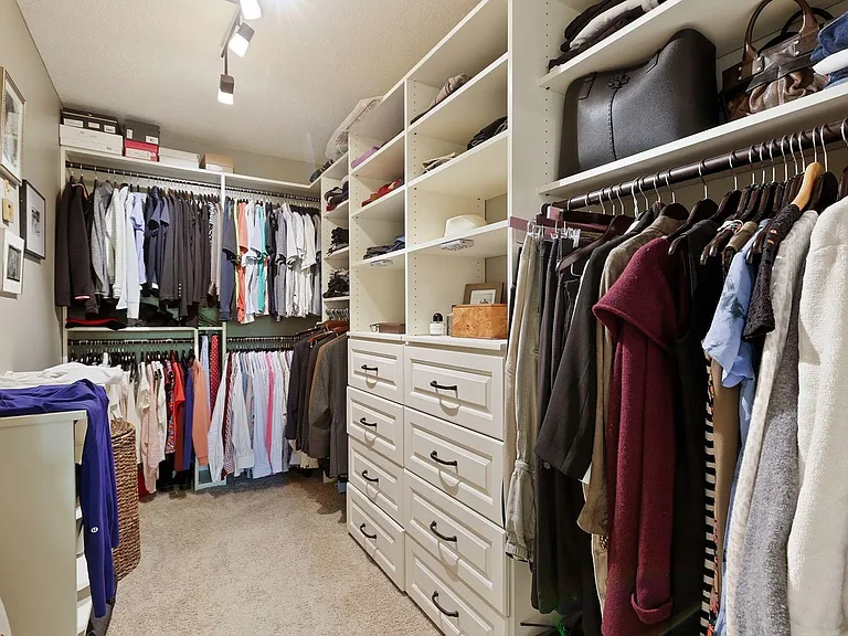 Primary bedroom closet