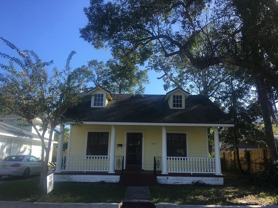 Front view with porch