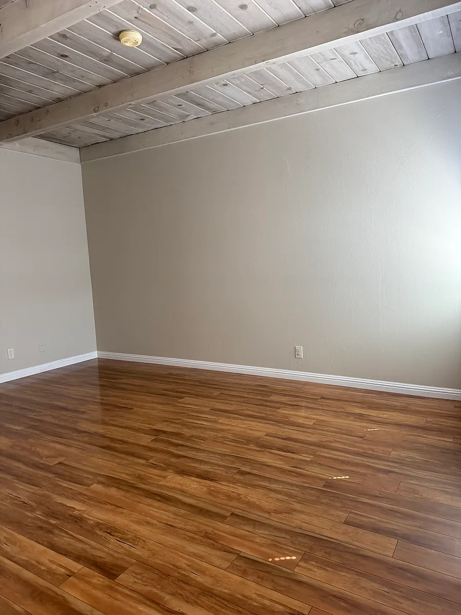 Living room, natural lighting, high ceilings. - 2231 Village Ct #3