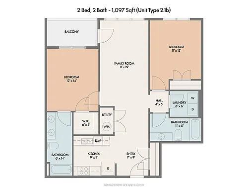 Floor plan 2BR