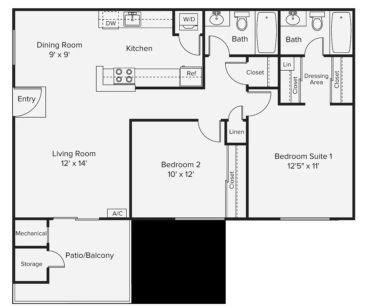 Floor plan B1