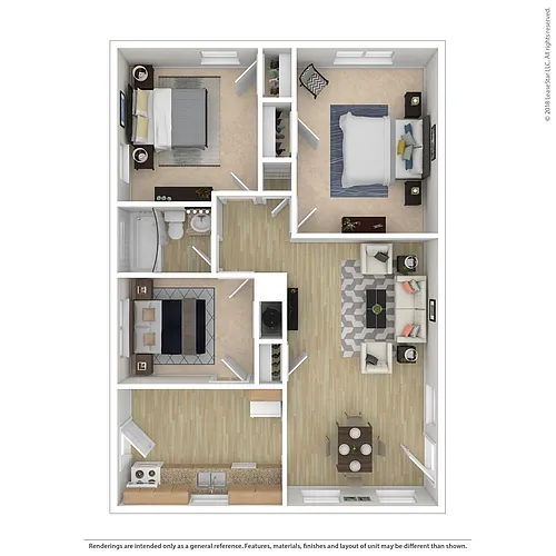 Floor plan 3x1 Classic