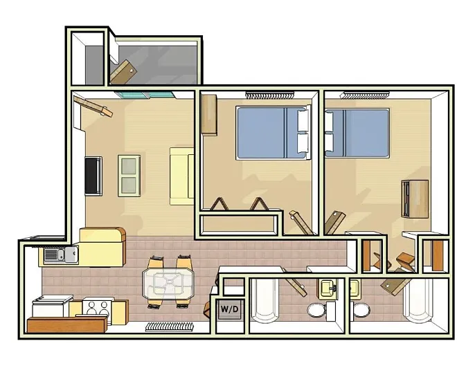 Floor plan Santorini