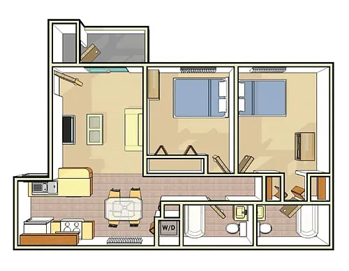 Floor plan Santorini