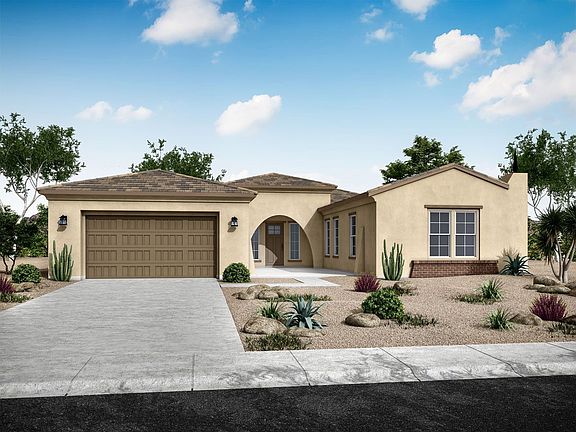 the Carina floor plan with monterey elevation at Harmony by William Ryan Homes