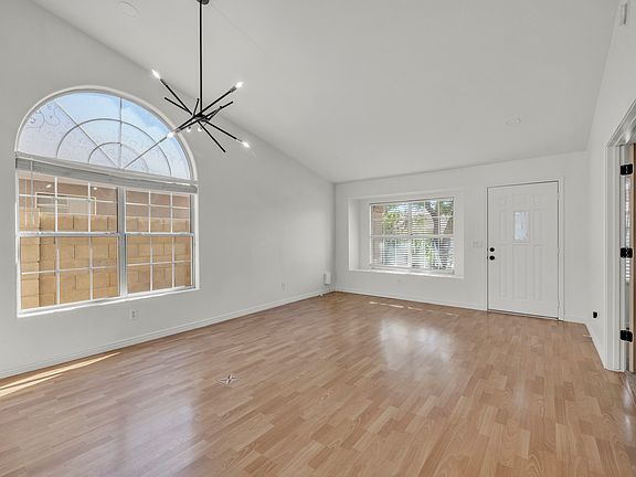 Living room and formal dining room