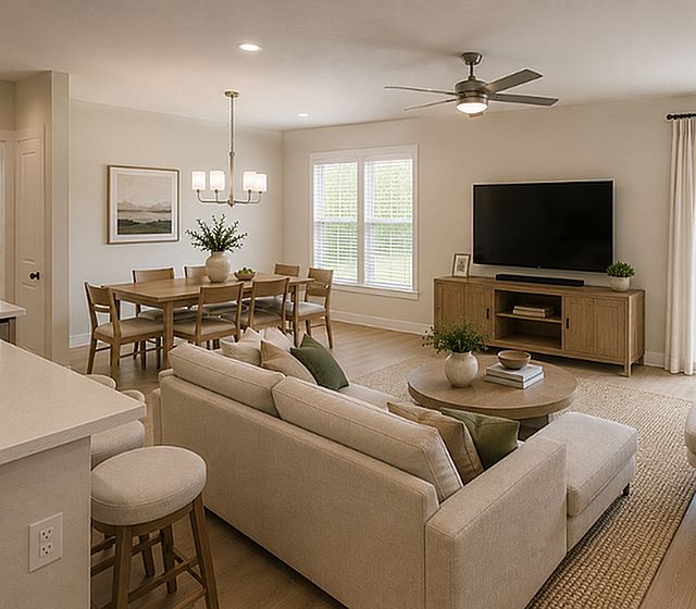 Modern open-concept floorplans