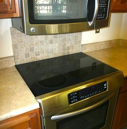 Kitchen Stove and Microwave