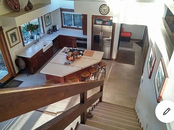 kitchen and front entrance lobby