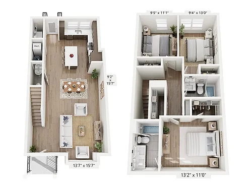 Floor plan TH3RE