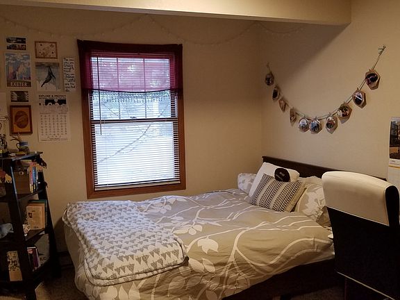 One of three bedrooms