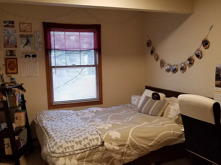 One of three bedrooms