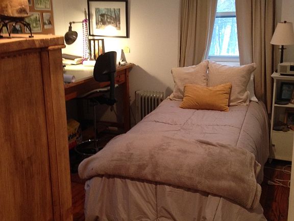 Bedroom #2: both bedrooms are small with small closets