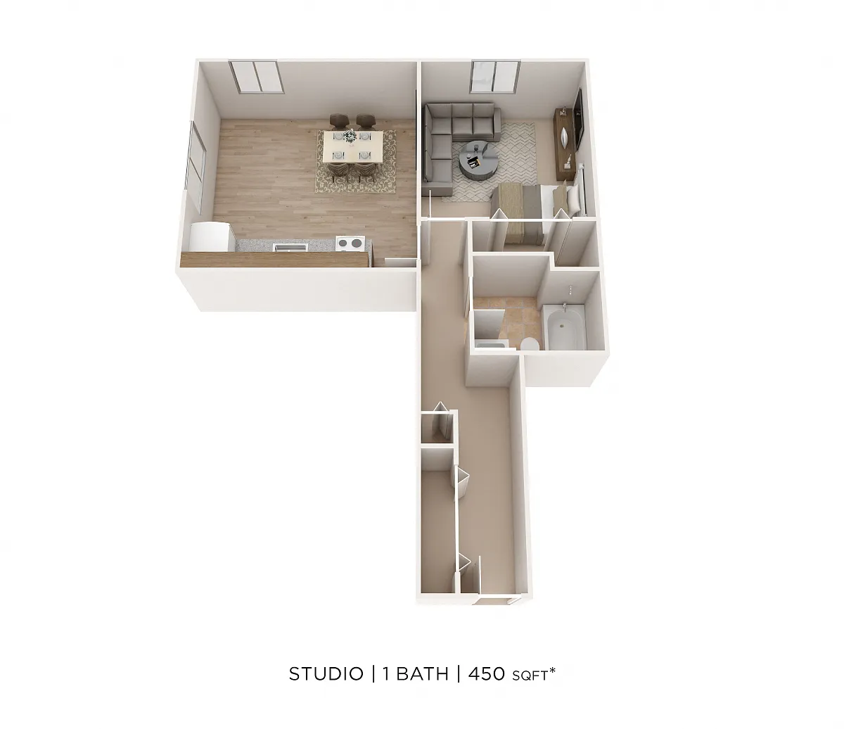 Floor plan Studio