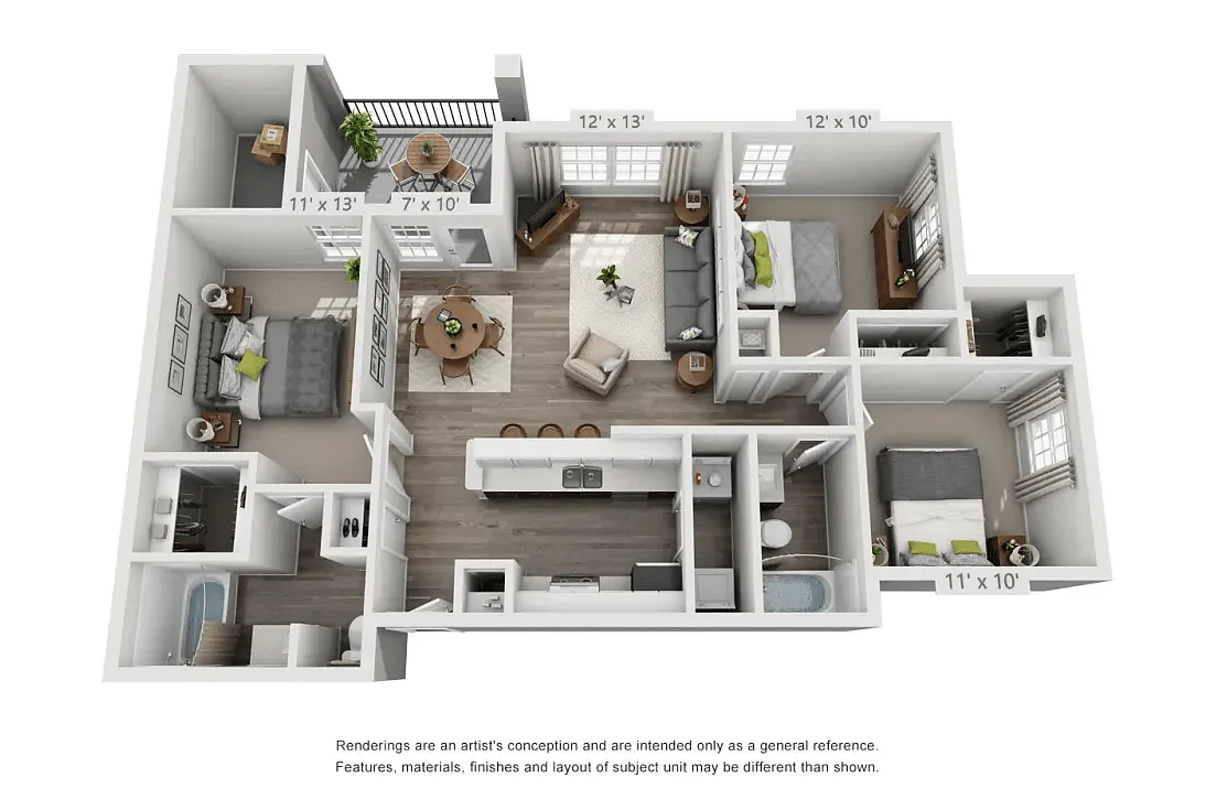 Floor plan Fremont Upgraded
