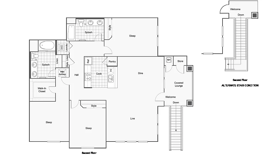 Floor plan Rosewood