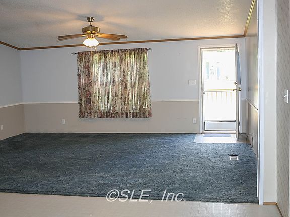 Living room and front entry