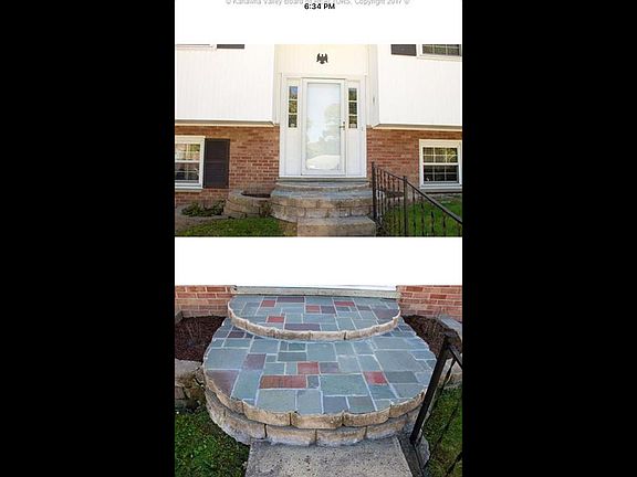Slate front Porch