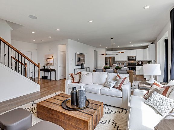 Gathering Room, Open to Kitchen and Cafe