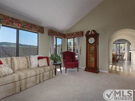 With view to rear of home