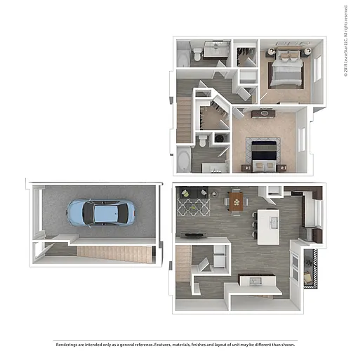 Floor plan B6 Townhome