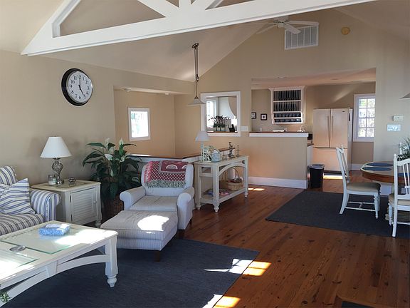 View from the living room back towards the kitchen and dinin