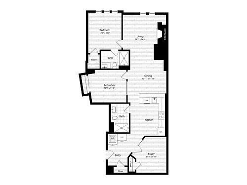 Floor plan 411