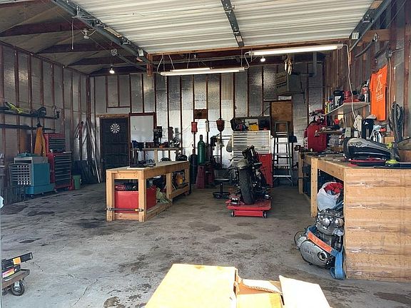 Inside of garage