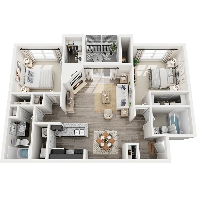 Floor plan Hickory