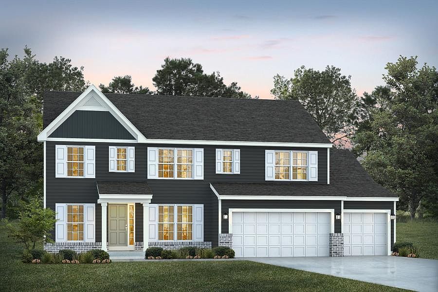 Elevation A with Brick